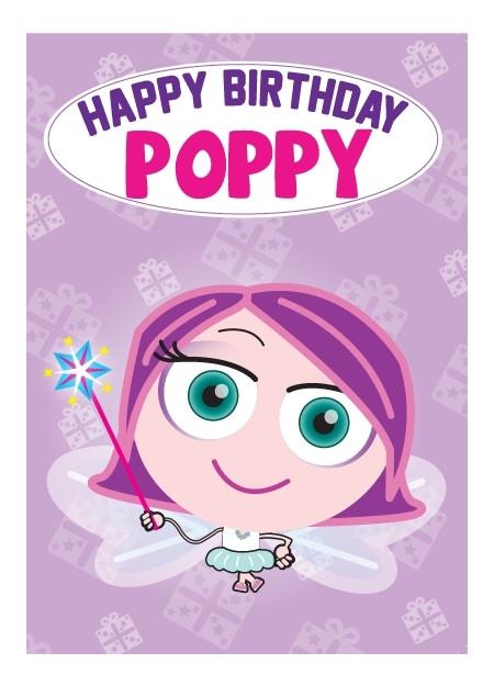 Birthday Card - Poppy