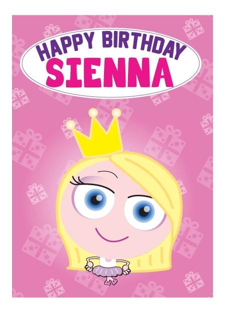 Birthday Card - Sienna