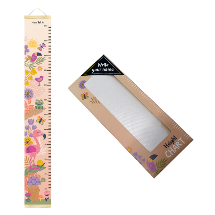 Canvas Height Charts with boys' and girls' names - 60cm - 170cm