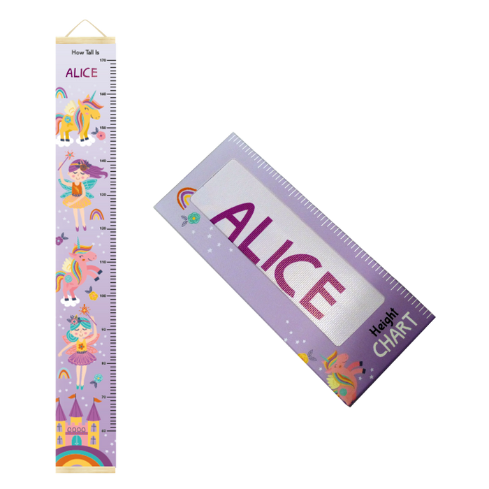 Canvas Height Charts with boys' and girls' names - 60cm - 170cm