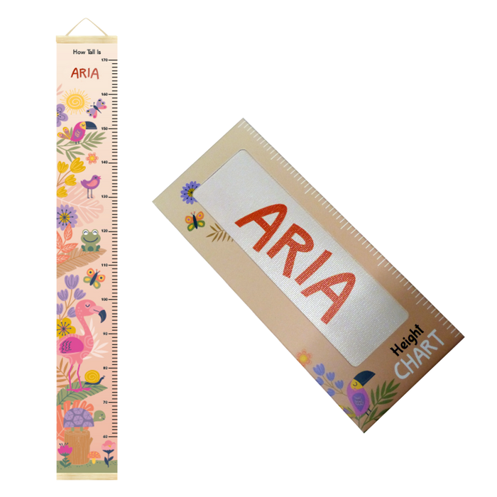 Canvas Height Charts with boys' and girls' names - 60cm - 170cm