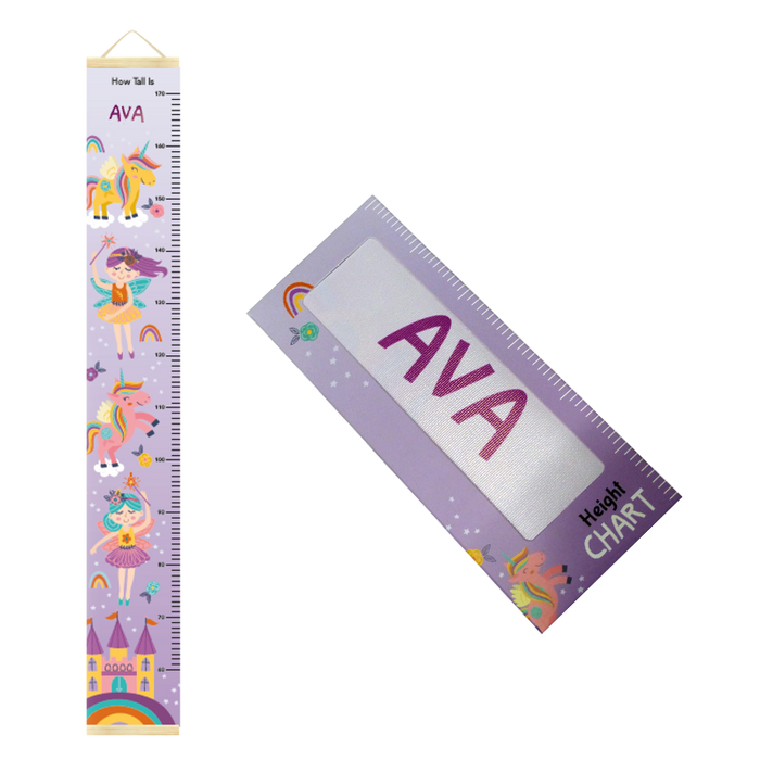 Canvas Height Charts with boys' and girls' names - 60cm - 170cm