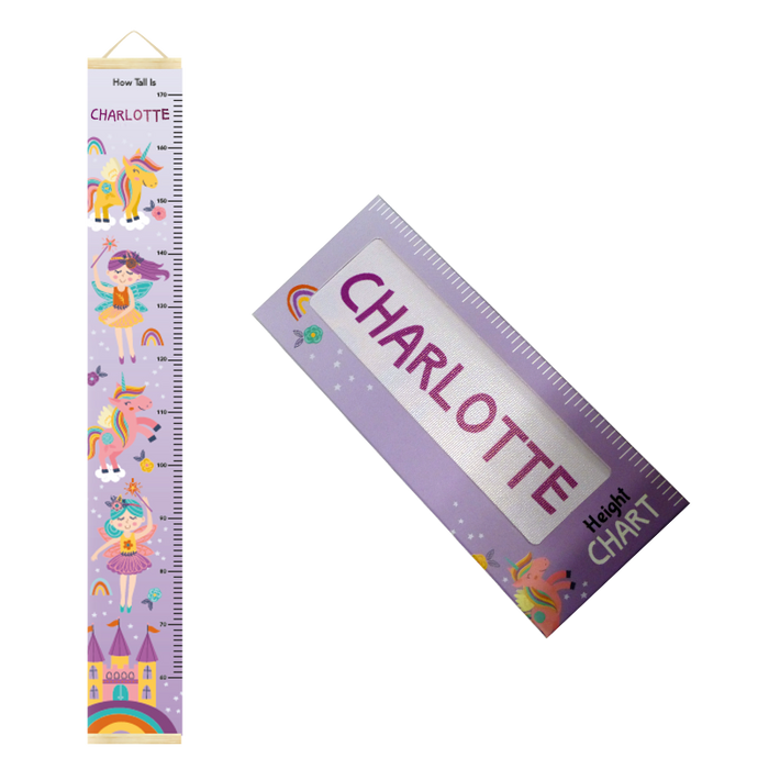 Canvas Height Charts with boys' and girls' names - 60cm - 170cm