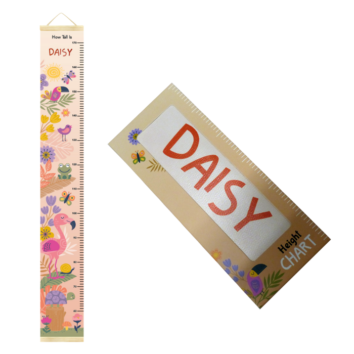Canvas Height Charts with boys' and girls' names - 60cm - 170cm