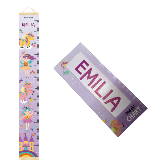 Canvas Height Charts with boys' and girls' names - 60cm - 170cm