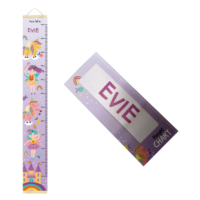 Canvas Height Charts with boys' and girls' names - 60cm - 170cm