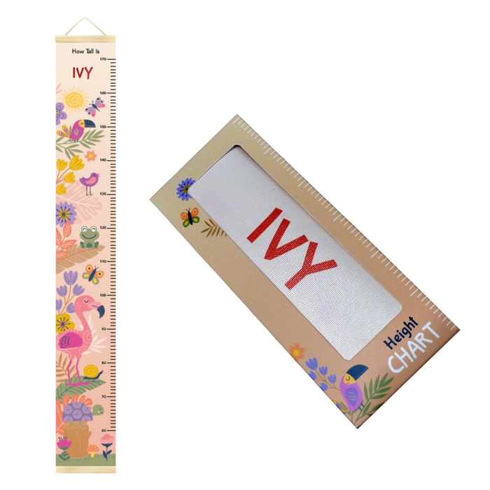 Canvas Height Charts with boys' and girls' names - 60cm - 170cm