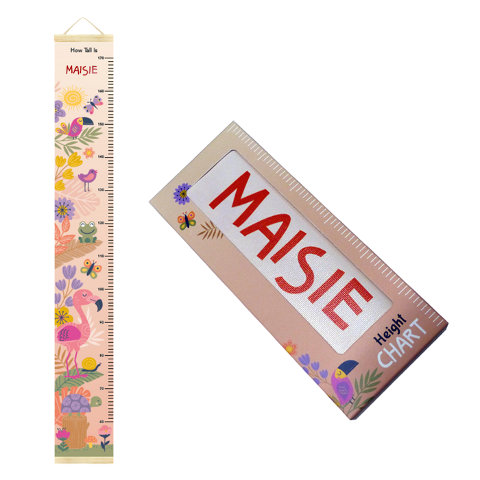 Canvas Height Charts with boys' and girls' names - 60cm - 170cm