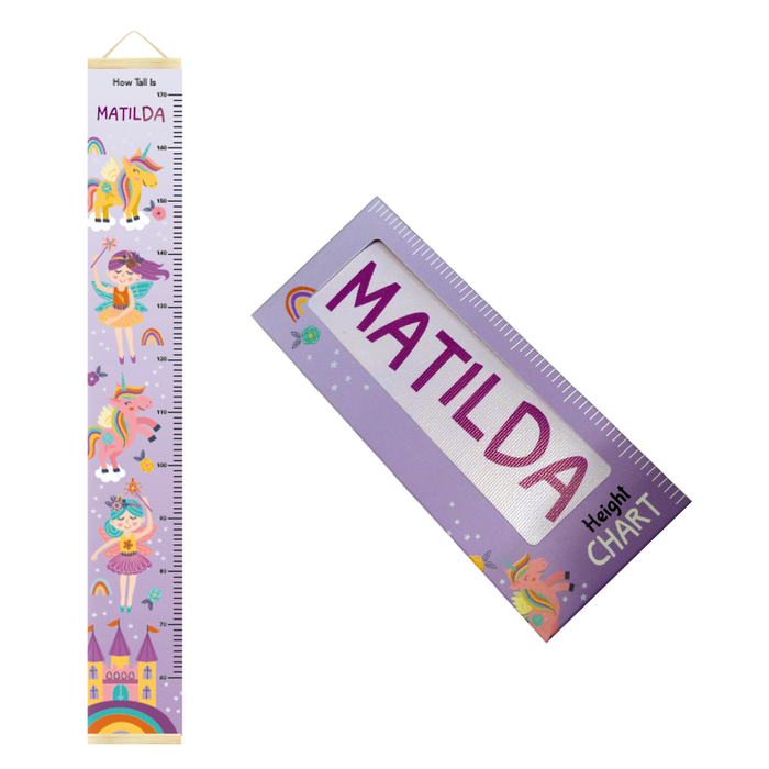 Canvas Height Charts with boys' and girls' names - 60cm - 170cm