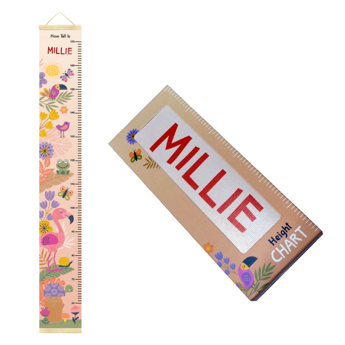 Canvas Height Charts with boys' and girls' names - 60cm - 170cm