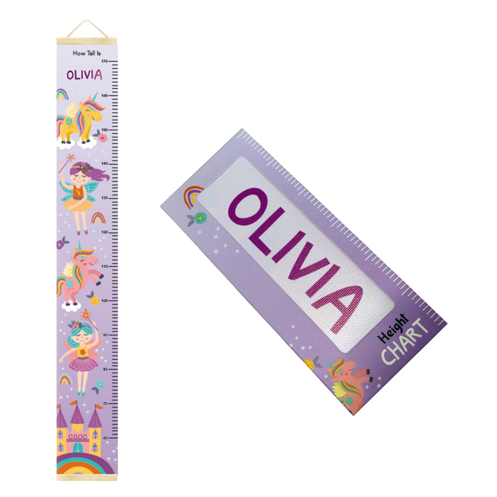 Canvas Height Charts with boys' and girls' names - 60cm - 170cm