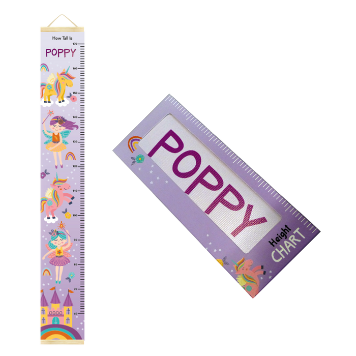 Canvas Height Charts with boys' and girls' names - 60cm - 170cm