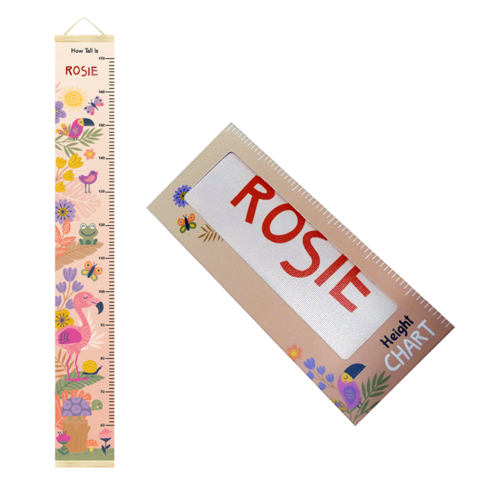 Canvas Height Charts with boys' and girls' names - 60cm - 170cm
