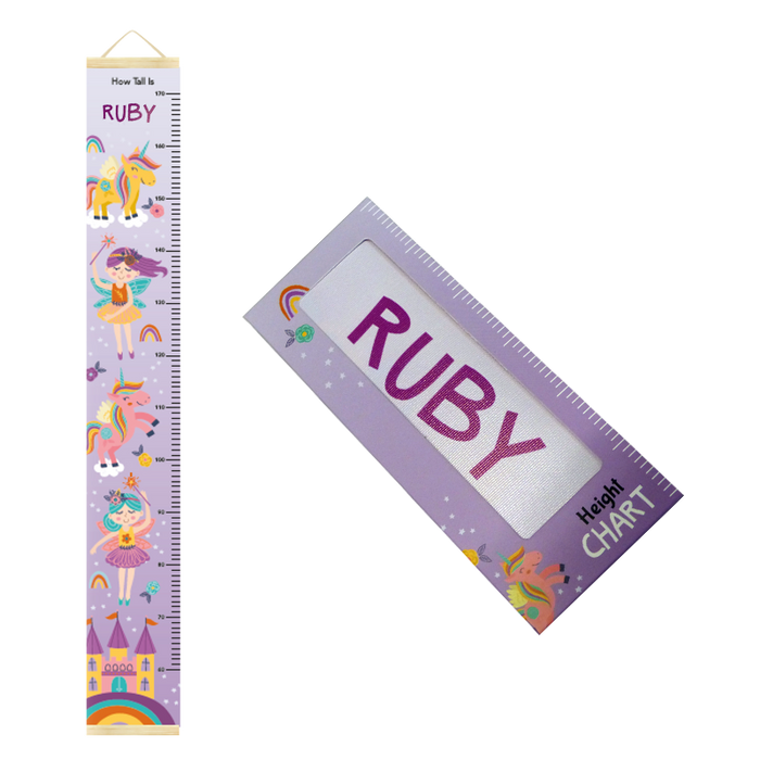 Canvas Height Charts with boys' and girls' names - 60cm - 170cm