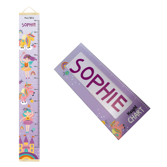Canvas Height Charts with boys' and girls' names - 60cm - 170cm