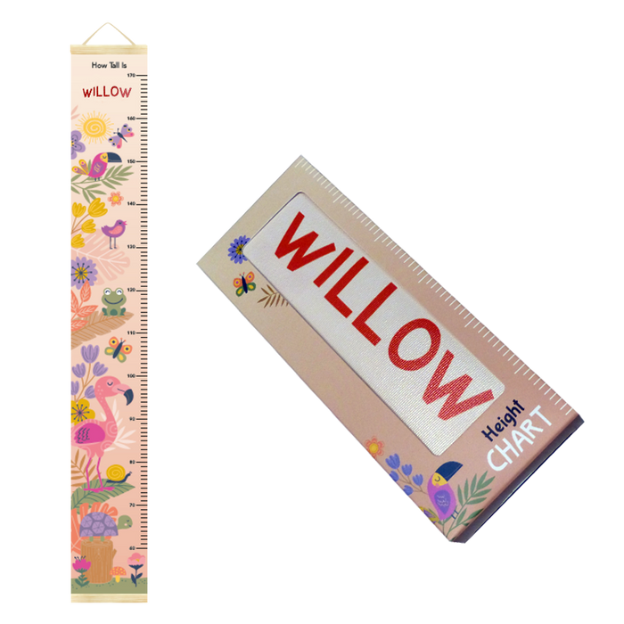 Canvas Height Charts with boys' and girls' names - 60cm - 170cm