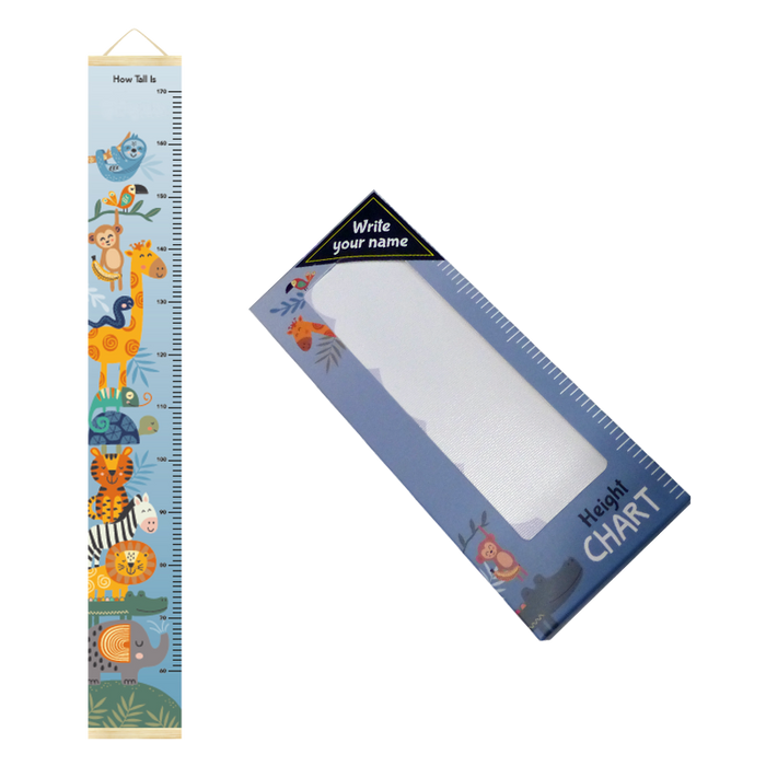 Canvas Height Charts with boys' and girls' names - 60cm - 170cm