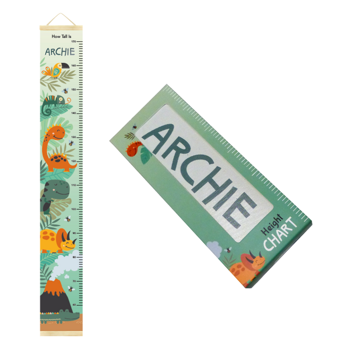 Canvas Height Charts with boys' and girls' names - 60cm - 170cm