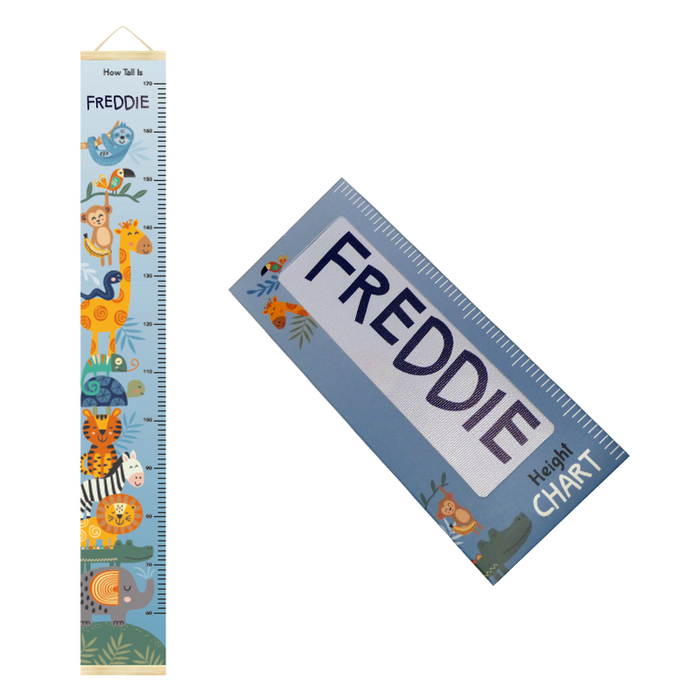 Canvas Height Charts with boys' and girls' names - 60cm - 170cm
