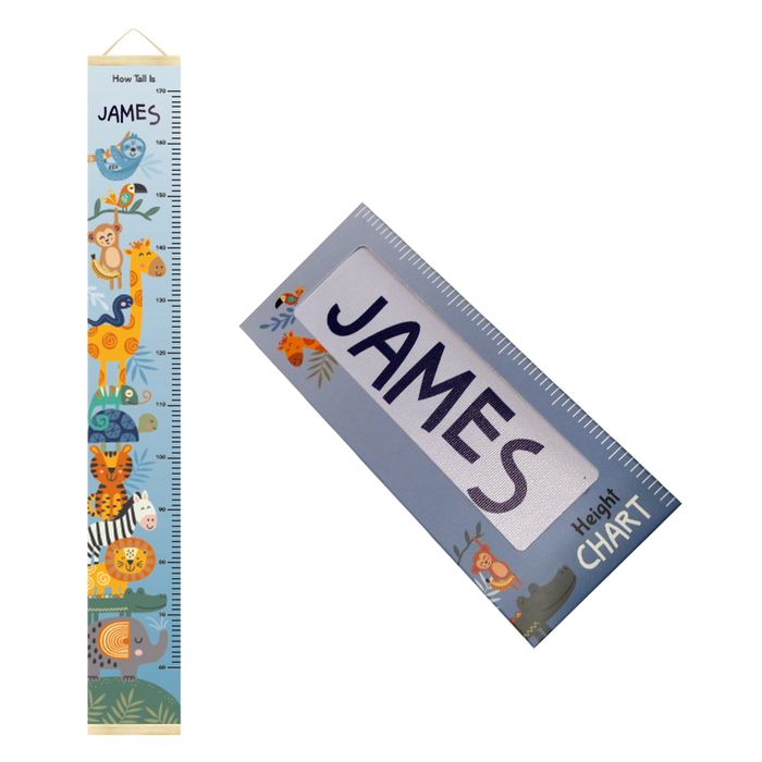 Canvas Height Charts with boys' and girls' names - 60cm - 170cm