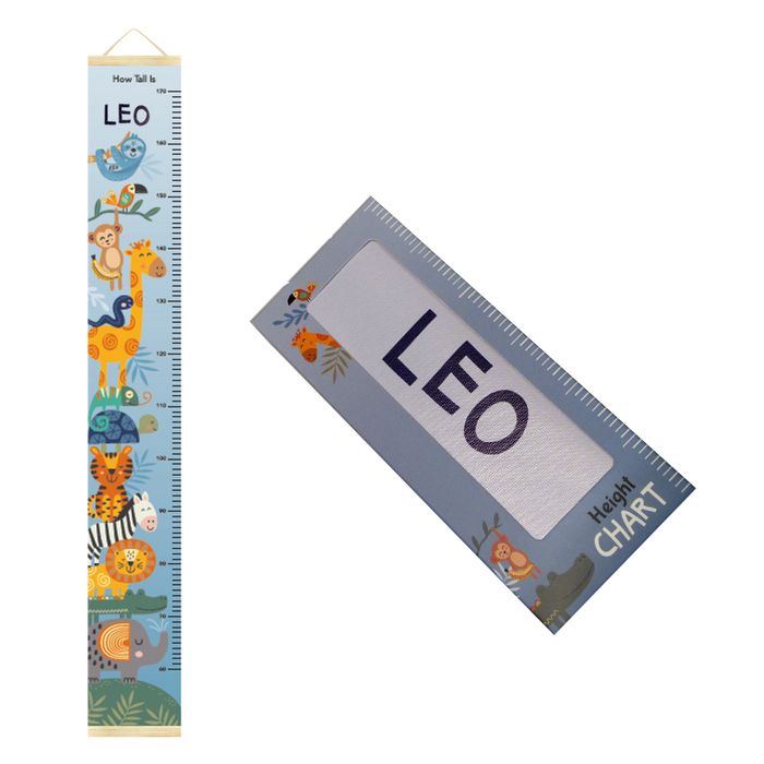 Canvas Height Charts with boys' and girls' names - 60cm - 170cm