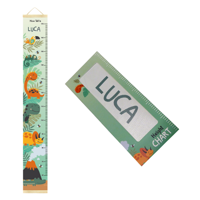 Canvas Height Charts with boys' and girls' names - 60cm - 170cm