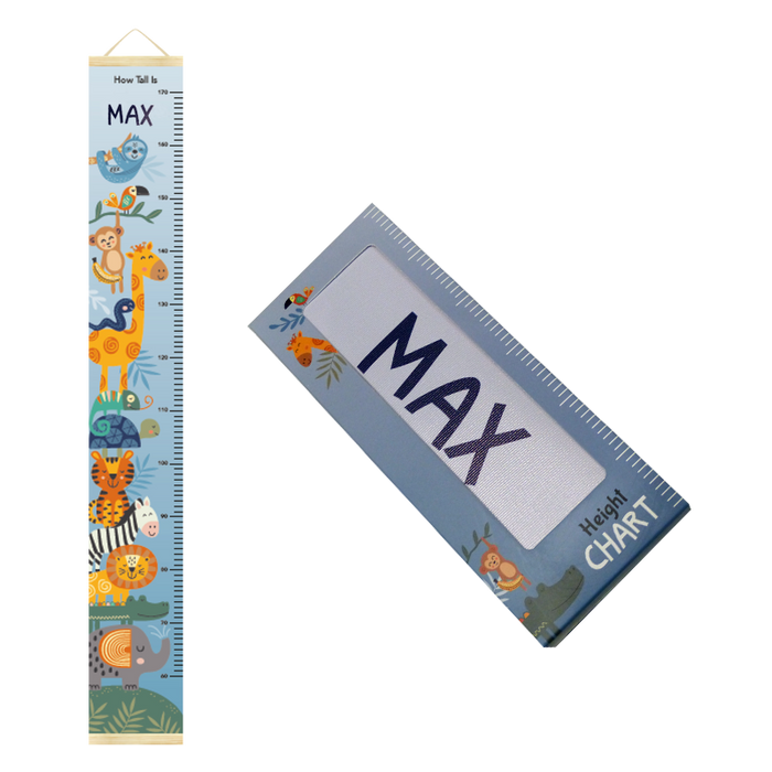 Canvas Height Charts with boys' and girls' names - 60cm - 170cm