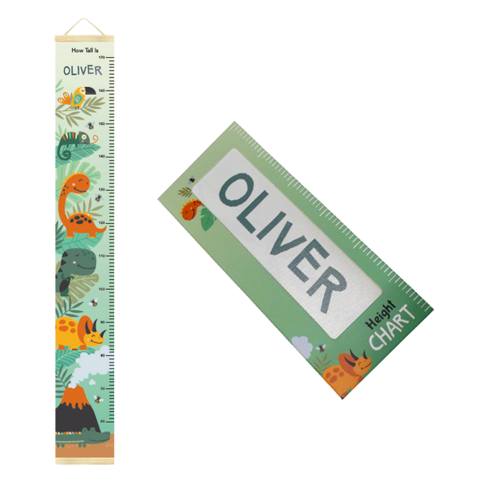 Canvas Height Charts with boys' and girls' names - 60cm - 170cm