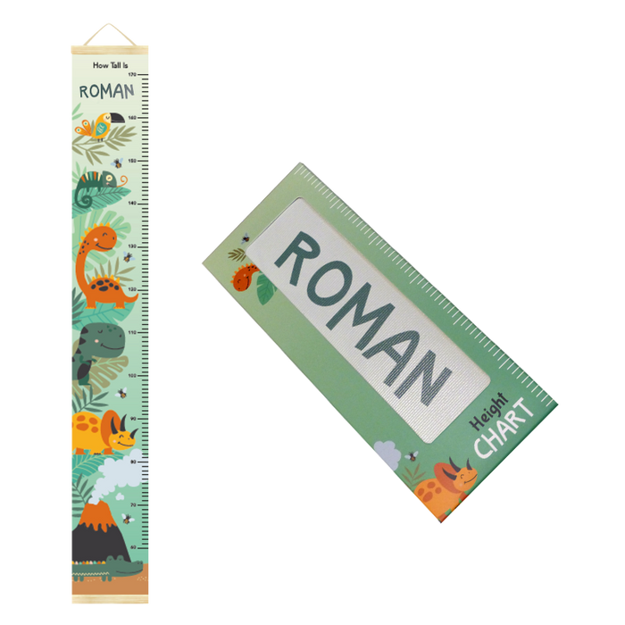 Canvas Height Charts with boys' and girls' names - 60cm - 170cm