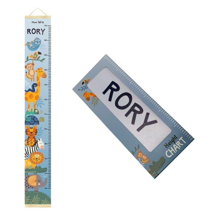Canvas Height Charts with boys' and girls' names - 60cm - 170cm