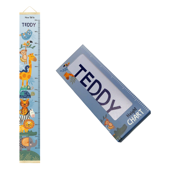 Canvas Height Charts with boys' and girls' names - 60cm - 170cm