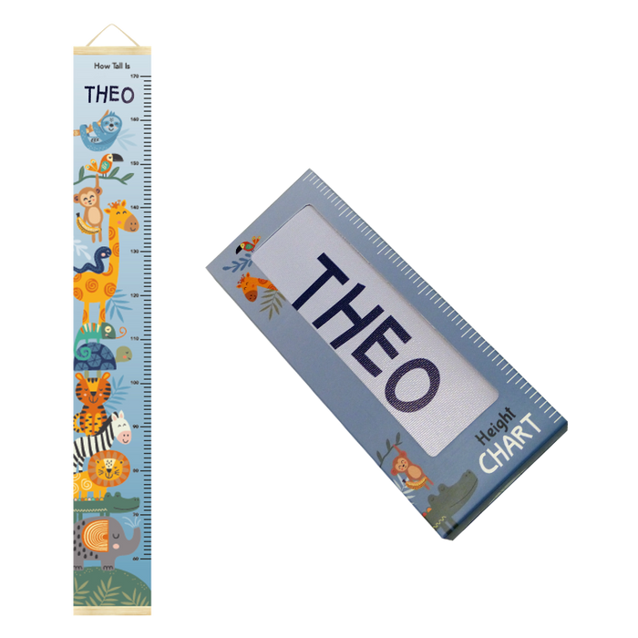 Canvas Height Charts with boys' and girls' names - 60cm - 170cm