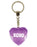 XOXO Diamond Heart Keyring - Purple