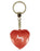 Amy Diamond Heart Keyring - Red