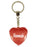Hannah Diamond Heart Keyring - Red