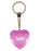 Diamond Heart Keyrings - Names and Letters M-Z