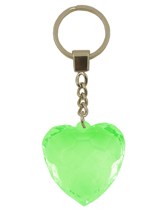 Diamond Heart Keyrings - Blank
