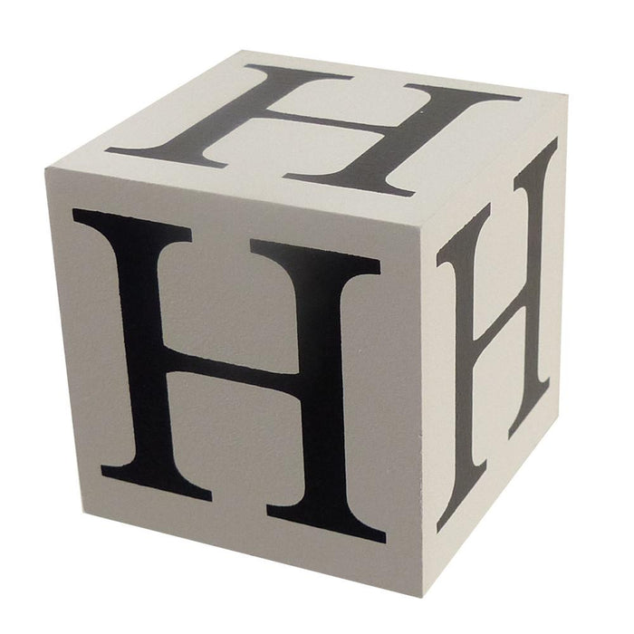 Wooden Block - Letter H
