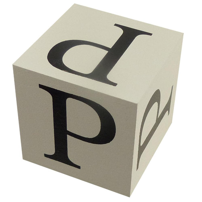 Wooden Block - Letter P