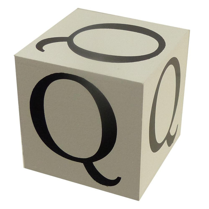 Wooden Block - Letter Q