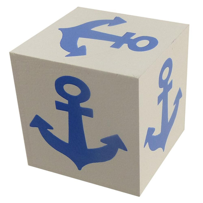 Wooden Block - Anchor