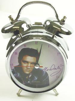 Elvis Presley Blue Shirt 4&#34; Alarm Clock