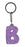 Itzy Glitzy Sparkly Keyrings - Initial Letters