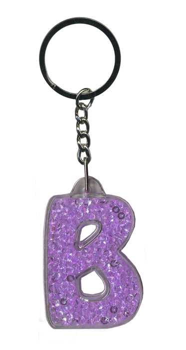 Itzy Glitzy Sparkly Keyrings - Initial Letters