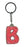 Itzy Glitzy Sparkly Keyrings - Initial Letters