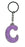 Itzy Glitzy Keyring - Letter C