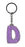 Itzy Glitzy Keyring - Letter D