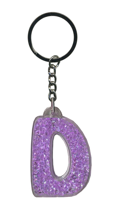 Itzy Glitzy Sparkly Keyrings - Initial Letters