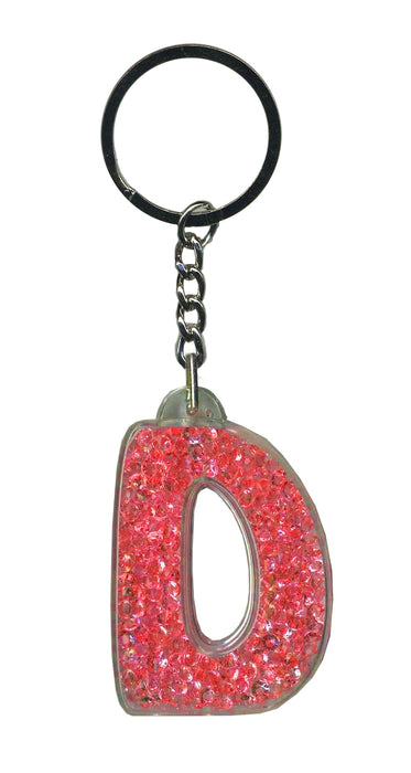 Itzy Glitzy Sparkly Keyrings - Initial Letters