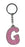 Itzy Glitzy Keyring - Letter G